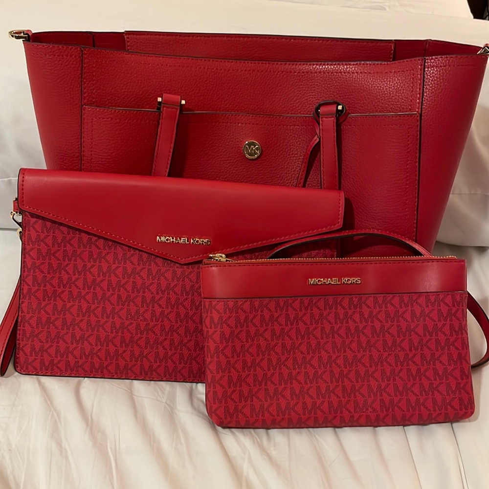 3 piece Michael Kors purse set